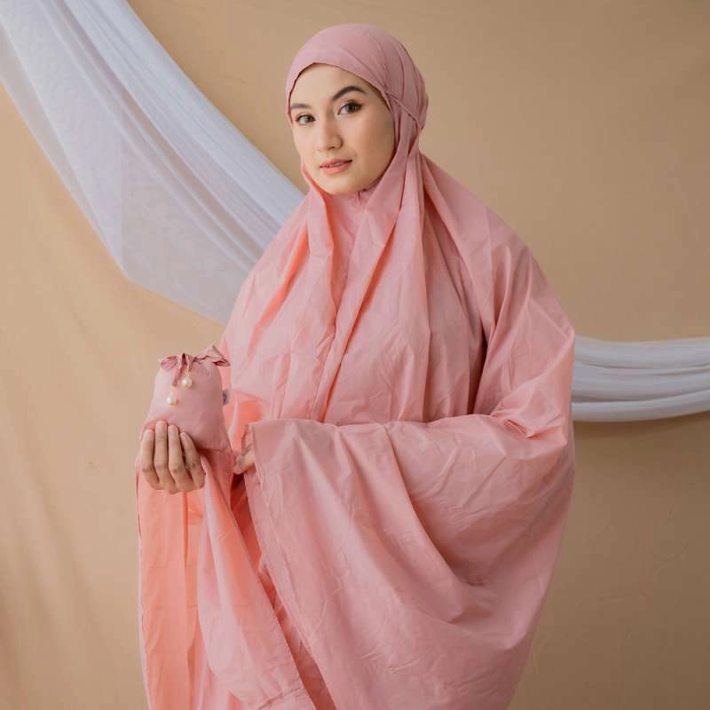 Product image ALF BY ALIF MUKENA MINI PARASUT PREMIUM KOREA TRAVEL - BRIDAL ROSE ( MKN-057 ) all variant all variant